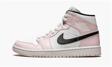 nike air jordan rosa schwarz|Jordan 1 Mid Barely Rose (Women's) .